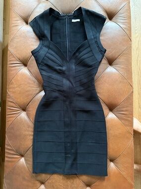 House of CB Black Bodycon Bandage Dress